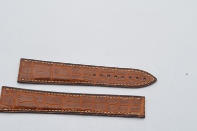 BLANCPAIN LEATHER WATCH STRAP 19MM FOR FOLDING CLASP 16MM BROWN NEW 19-16 5