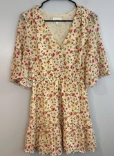 Lost + Wander Love in Bloom Floral Ruffle Mini Dress mini dress