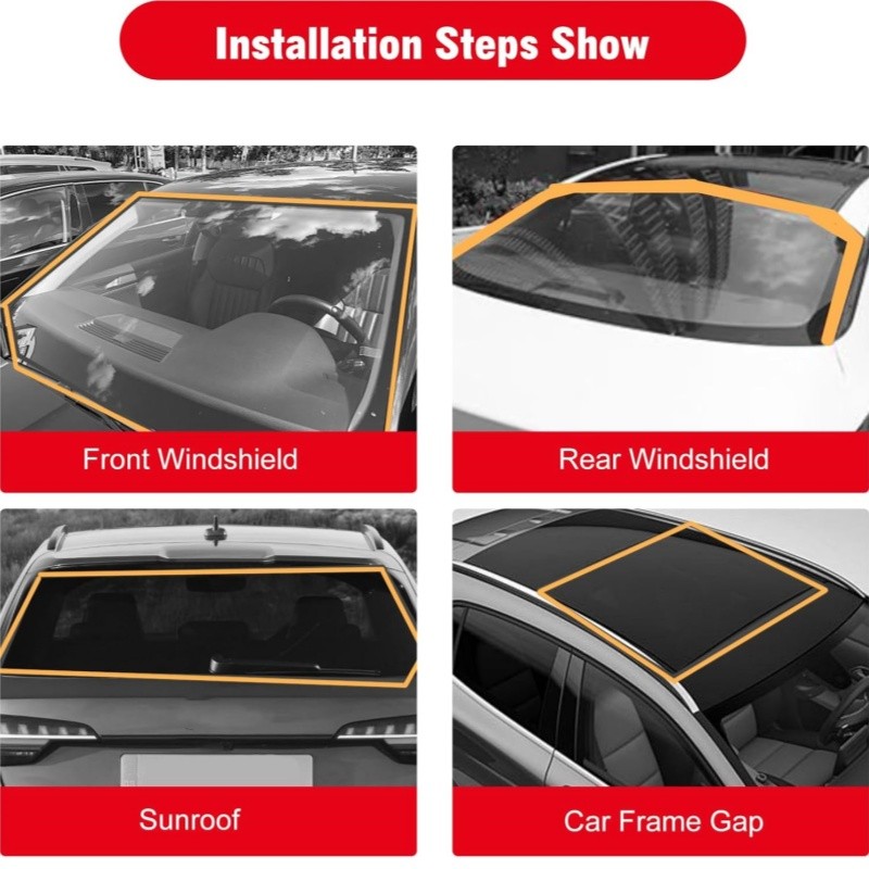 30MMx5M Car Roof Windshield Rubber Seal Strip Trim Edge Molding Protector Guard