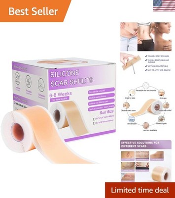 Soft Medical Silicone Scar Tape - Lightweight, Effective Care for Sensitive Skin