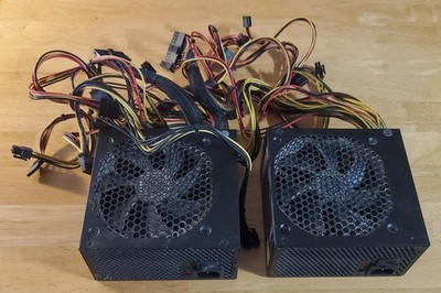 Two (2) used Antec VP450 Basiq power supply ATX12V 450 watts - FREE SHIPPING