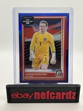2025/26 Donruss Road to FIFA World Cup Jordan Pickford Optic Blue Prizm #d/75