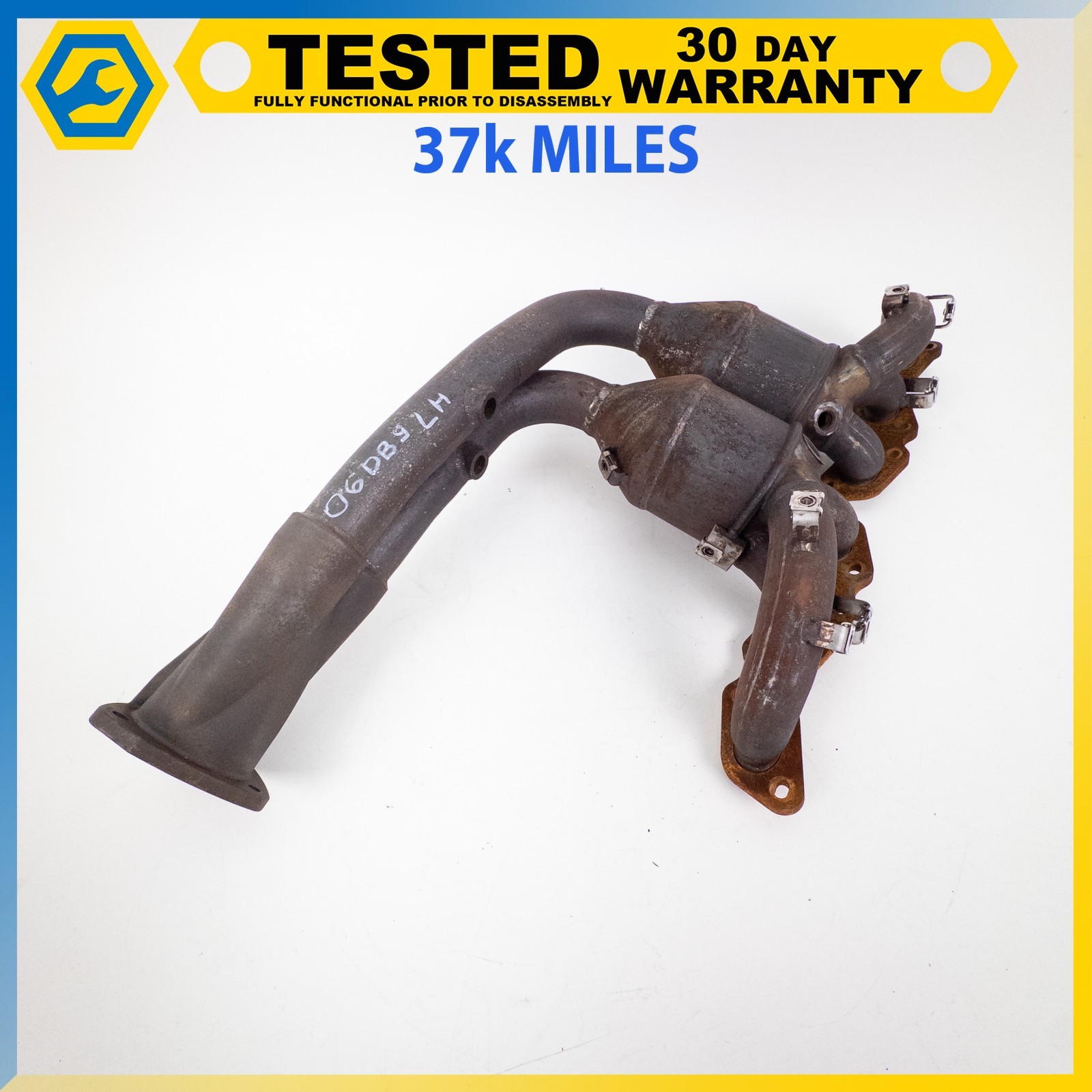 05-12 ASTON MARTIN DB9 DBS RAPIDE 6.0L V12 LEFT EXHAUST MANIFOLD DOWNPIPE OEM