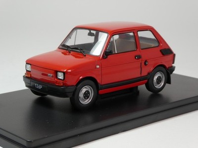Whitebox Fiat 126P Rot 1985 1/24 WB124249