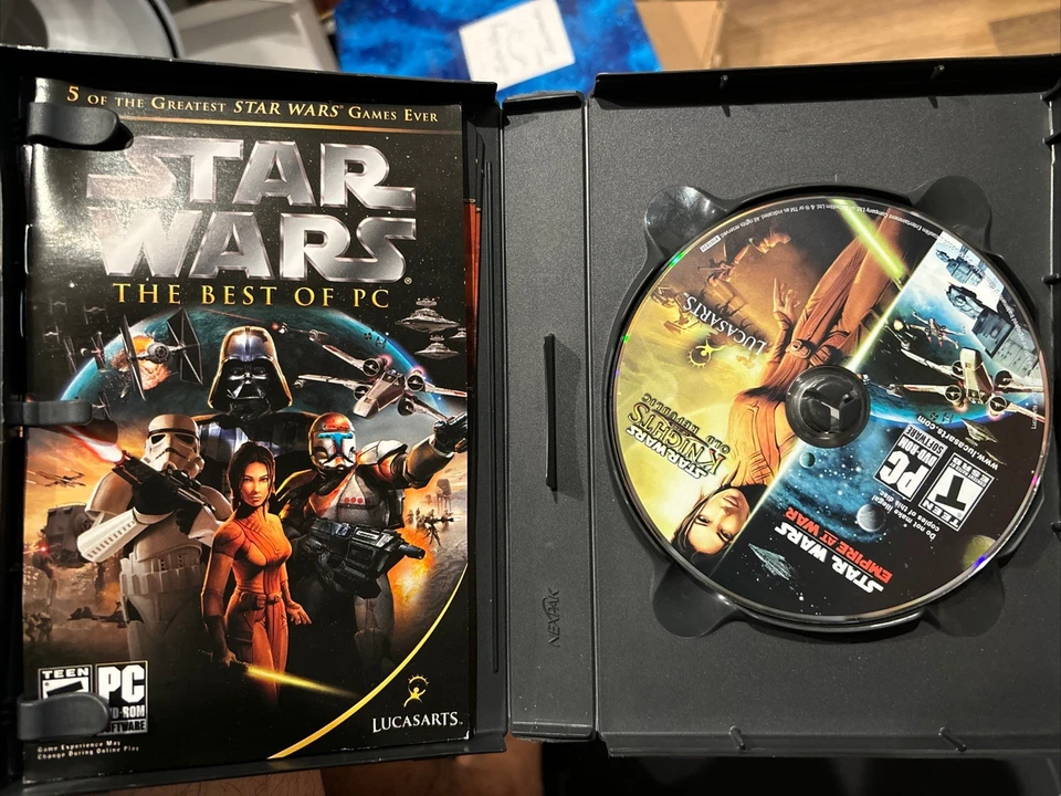 Star Wars The Best of PC 5 Game Collection DVD-ROM LucasArts Empire KOTOR Battle - Image 3 of 4