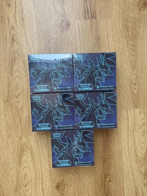 5x Pokémon | Fatale Flammen | Pokemon Center | Elite Trainer Box | ETB | NEU OVP
