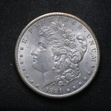 1891s Morgan Silver Dollar Liberty Head Lady Silver Coin Old Patina