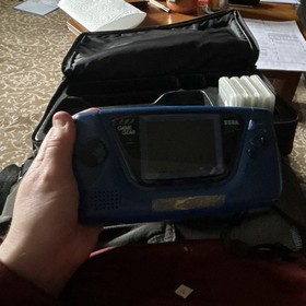 SEGA Game Gear Console with Disney Game Cartridges & Carrying Case