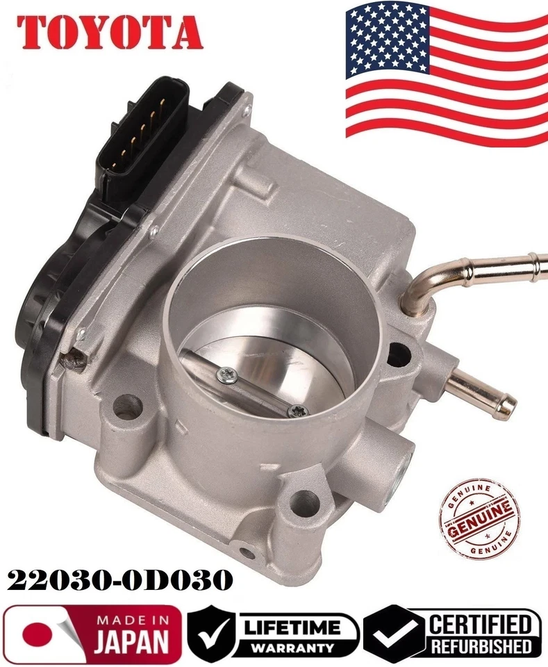 ✅ Cuerpo de acelerador GENUINO para Toyota Corolla Matrix 2005-2008 1,8 L #22030-0D030 Foto 2 de 2