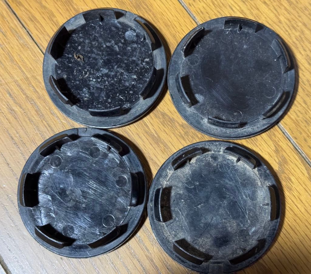 Genuine Weds Kranze Cerberus Center Caps Set of 4 Black JDM Wheel