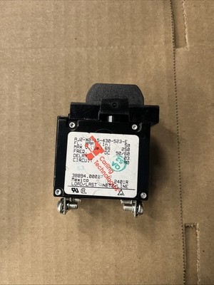 Bunn 38894.0001 Switch/Breaker, On-Off, 125/250V, 50A New.