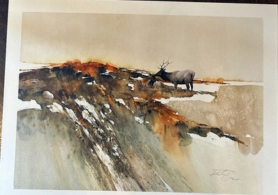 Morten Solberg '' Autumn Repose'' a limited-Edition lithograph #306/1500