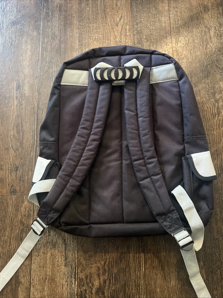 BATMAN Backpack Full Size Canvas Book Bag 15"x12" Batman Begins 2006 - Image 3 of 4