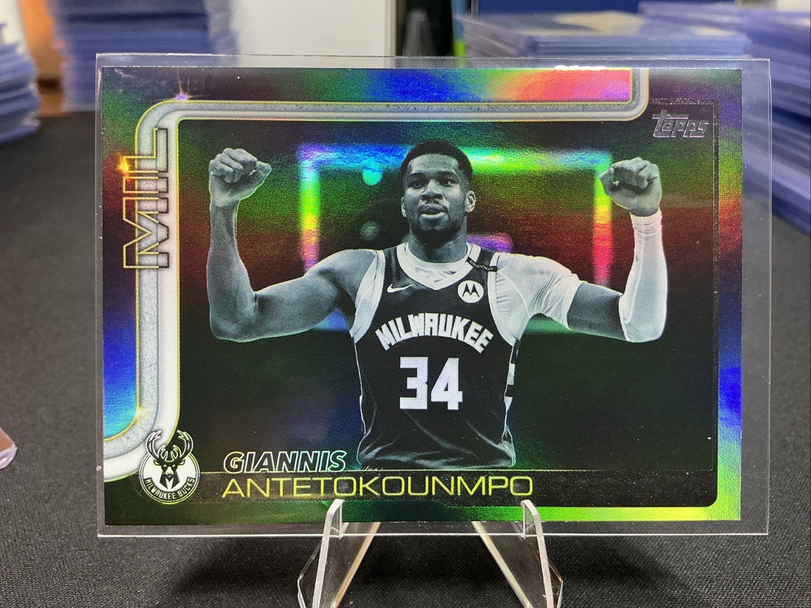 2025-26 Topps Black Friday Blackout Giannis Antetokounmpo #54