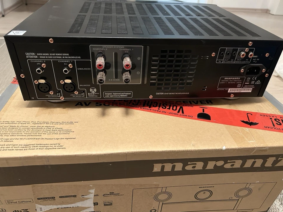 Marantz MM7025 2-Kanal Leistungs-Endstufe Schwarz XLR-Eingänge - Bild 3 von 3