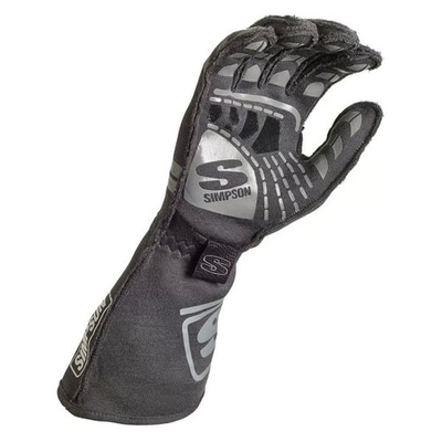 #ad Simpson Racing EGSG Endurance Racing Gloves SFI 3.3 5 Adult Small Gray Pair $79.95