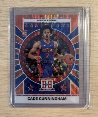 Cade Cunningham Panini Chronicles Hometown Heroes 2021-22 /75 Rookie Orange 