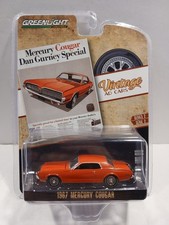 Greenlight 1967 MERCURY COUGAR Dan Gurney Special 1:64 Diecast - Vintage Ad Cars