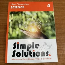Simple Solutions Next Generation Science Grade 4 Workbook
