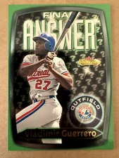 2000 Fleer Showcase Final Answer #2 Vladimir Guerrero