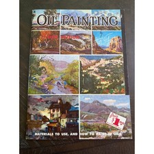 1965 Walter Foster Oil Painting Book No 4 New Edition Art Instruction Vintage