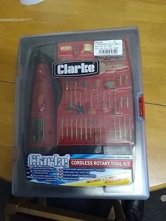 Clarke Cordless Rotary Tool Kit Model No. CCRT226