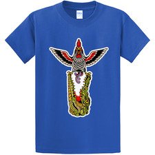 NEW Art Society TATTOO FLASH VOL. 3 ROYAL BLUE Tee Shirt SM-4XLARGE MADE IN USA