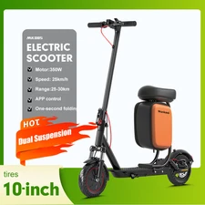 Electric Scooter: Foldable, Dual Shock & Soft Seat Pack for Daily Urban Journeys