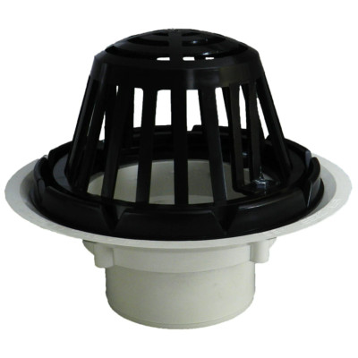 Plastic Oddities Roof Drain - PRD908P Fits INSIDE 6'' SCH 40 DWV Pipe