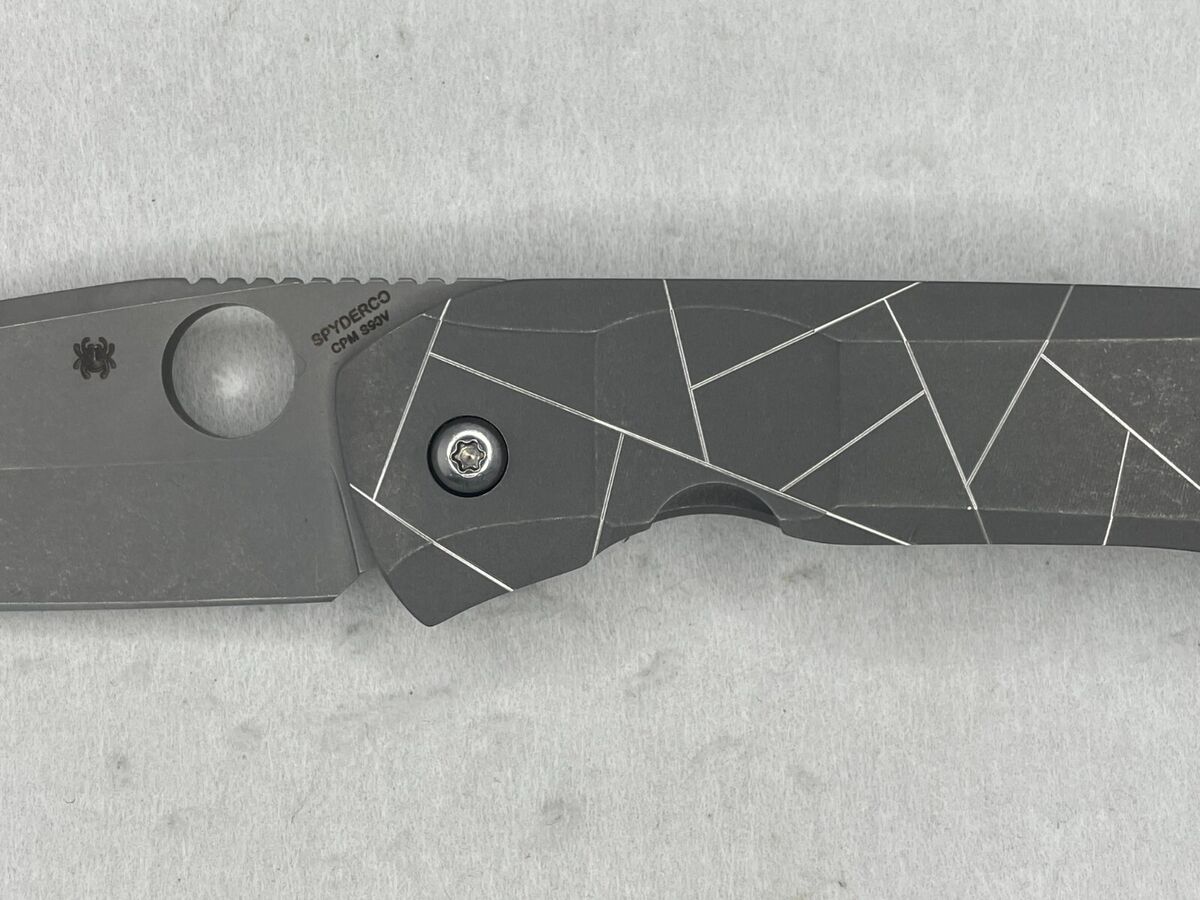 Spyderco Nirvana C199TIP 3.74in. Titanium Folding Knife for Spyderco Nirvana C199TIP 3.74in. Titanium Folding Knife for