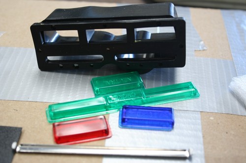 HARLEY FAT BOB 1947-1995 GAS TANK DASH INSTRUMENT PANNEL LIGHT HARDWARE KIT - Picture 3 of 6