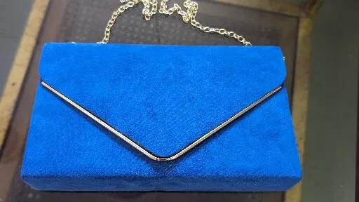 Chicastic Rhinestone Crystal Clasp Hard Box Wedding Evening Bag Bridal  Cocktail Clutch Purse Royal Blue - Walmart.com