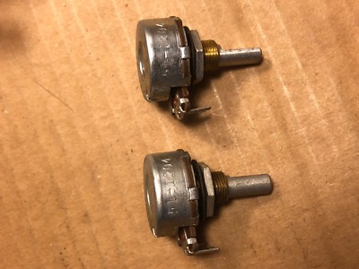 Coppia Potenziometri Clarostat 500k Ohm – NOS 1966 – Vintage Per Chitarra/basso - 3