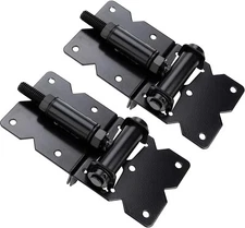 Self Closing Gate Hinges Adjustable Heavy Duty Hardware 90 Degree Gate Hinges