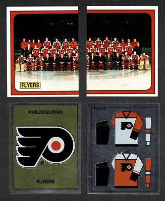 1988-89 Panini Philadelphia Flyers Team Set of 16, Hextall, Howe, Tocchet...