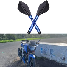 Universal CNC Motorcycle Rearview Side Mirrors For TVS Apache RTR 200 180 160