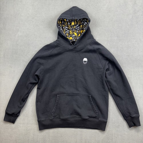 Barstool Sports Spittin Chiclets Hoodie Mens Large Black Pullover Jersey Hockey