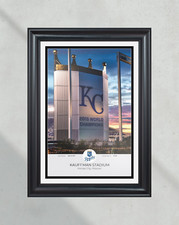 Kansas City Royals Kauffman Stadium Framed Print