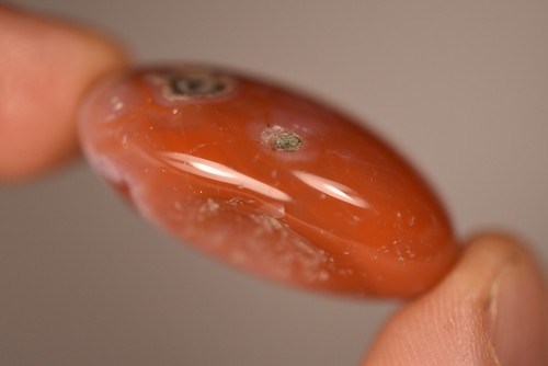 *RED AGATE* Tumbled Stone 3.7cm 22.2g Banded Natural Stone - Picture 7 of 15