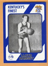Lloyd Ramsey Kentucky Wildcats 1989 card #296 Lexington Henry Clay 16O