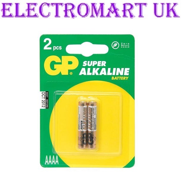 Gp Batteries Gp25A Süper Alkalin Lr8D425/E96/Aaaa Boy Incenin Incesi Pil, 1.5 Volt, 2'Li Kart - Foto 4