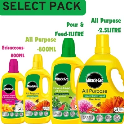 Miracle-Gro Pour and Feed Plant Food All Purpose Ericaceous Liquid Organic Grow