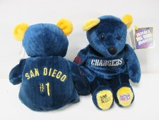 Salvino's NFL Team Bammers - San Diego Chargers 1 Bear - Brand New - Numbered