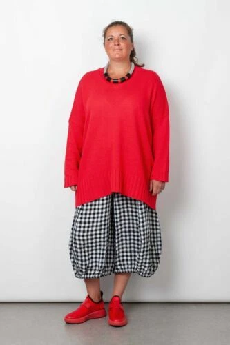 Red V-Neck Jumpers & Cardigans for Women