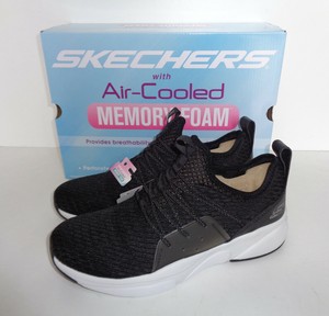ladies black memory foam skechers