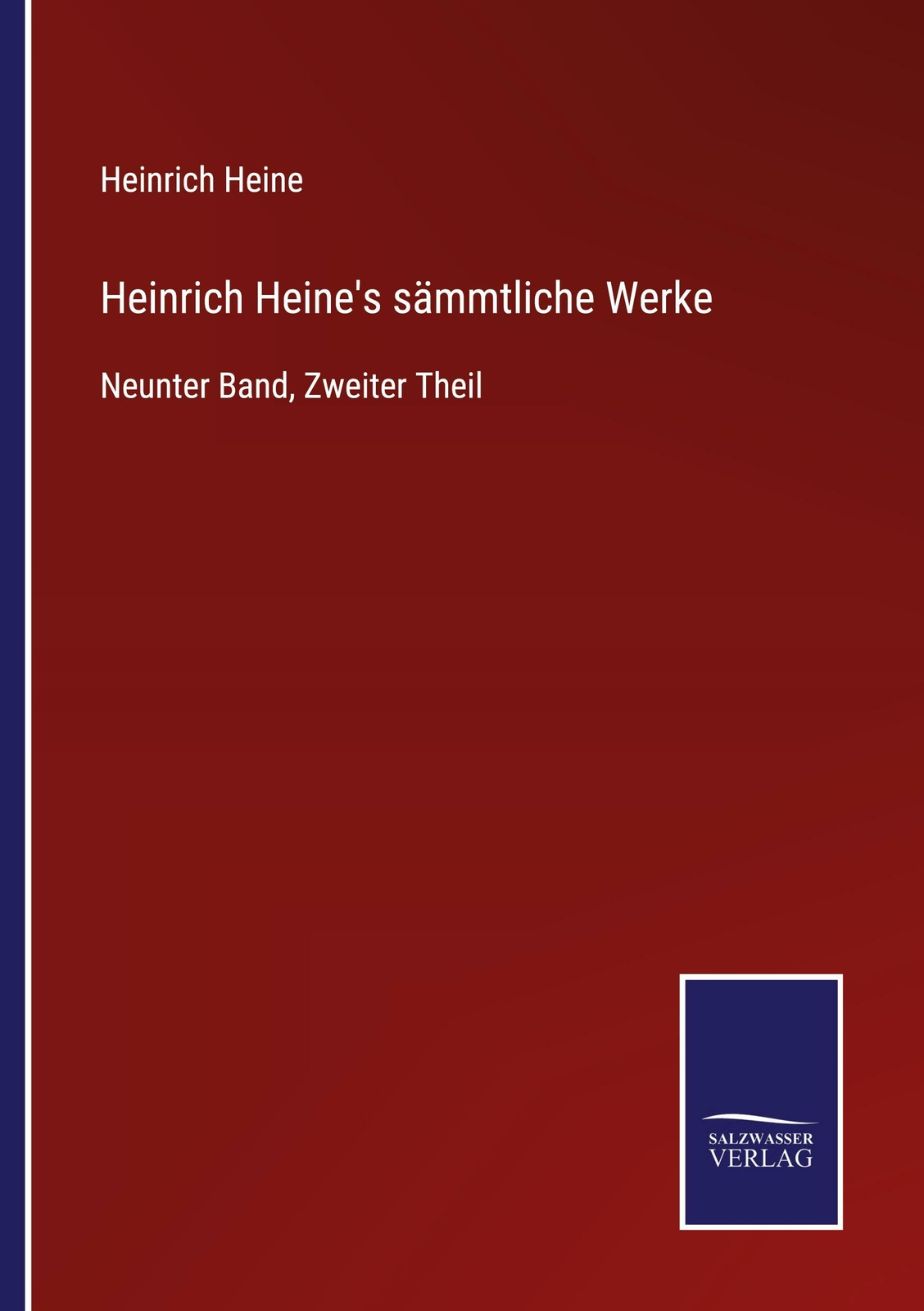 Heinrich Heine's Sämmtliche Werke | Buch | 9783752542929