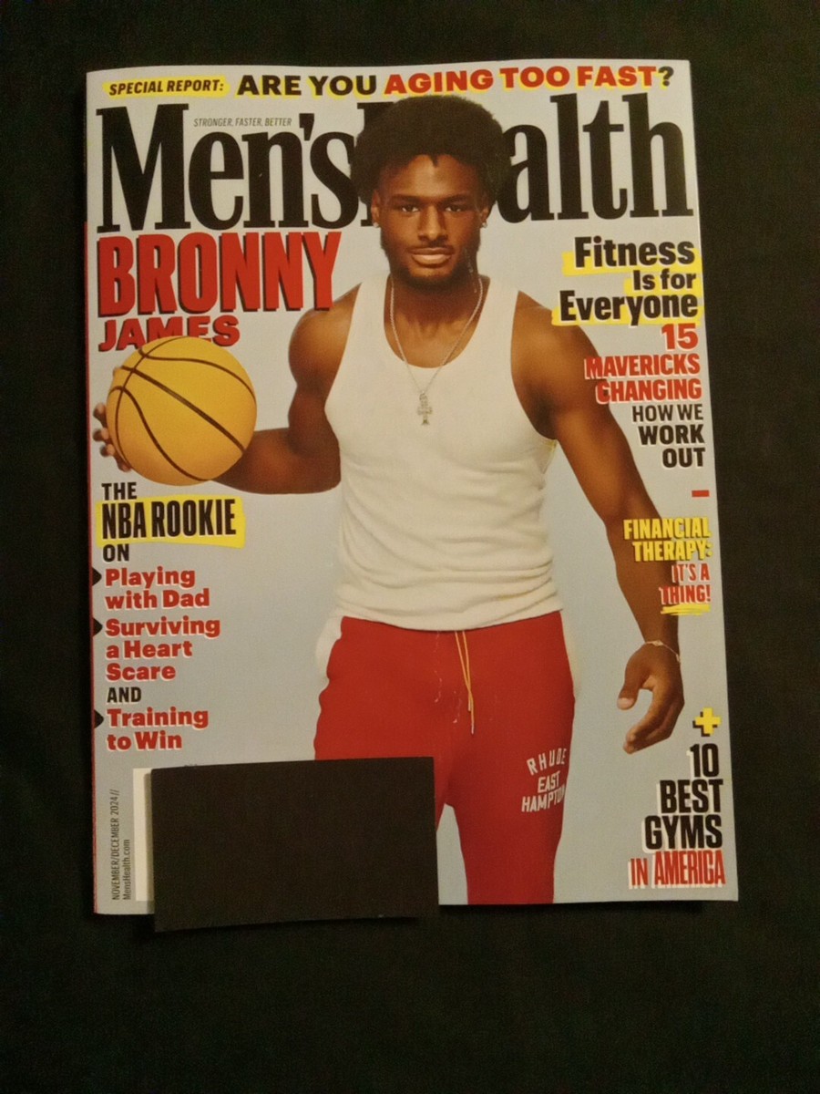 bronny james on the cover of sports illustrated