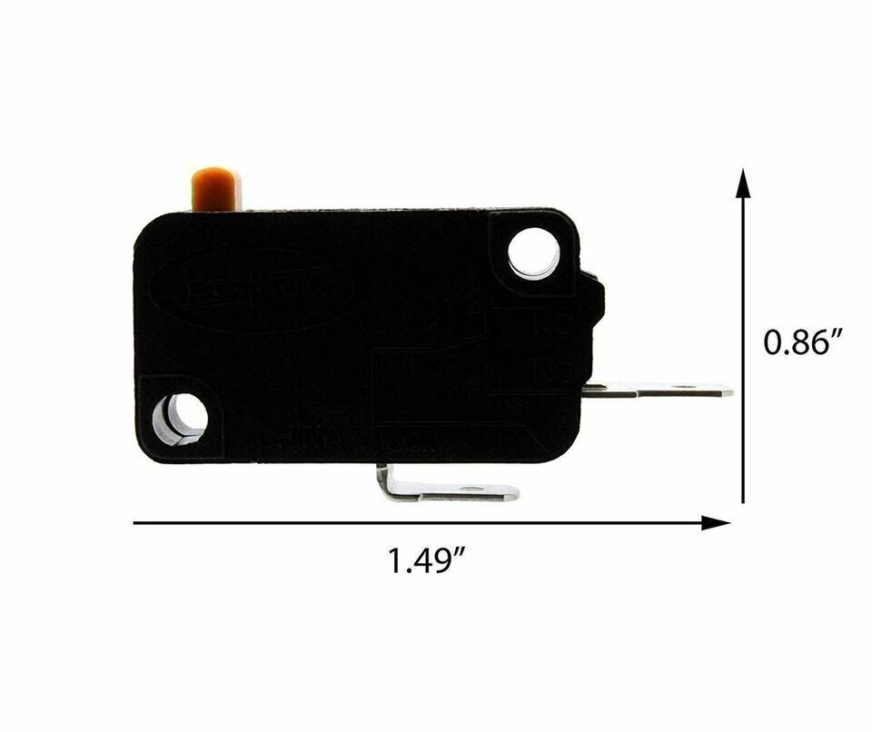 OEM Micro Door Switch for Samsung SMH8165STE SMH1622W SMH9187B