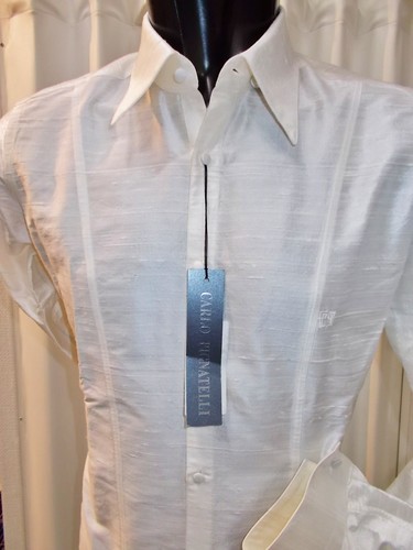 CARLO PIGNATELLI CAMICIA CERIMONIA TAGLIA 39/ M UOMO ELEGANTE SPOSO  TESTIMONE | eBay