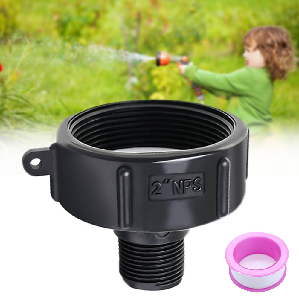 Used Ibc Totes Food Grade Drain Adapter For 275/330 Gallon IBC Totes - 2" Coarse Thread To Garden Hose Stainless Steel Ibc - Foto 11